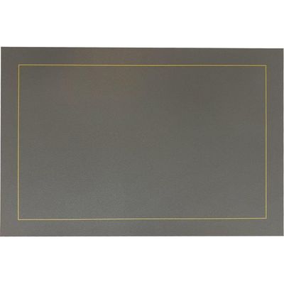 Jogo 8 Americano Classic Pu 45x30cm Chumbo