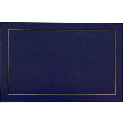 Jogo 10 Americano Classic Pu 45x30cm Navy