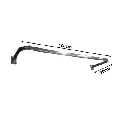 Arara U 1000mm Painel Cr Cromado