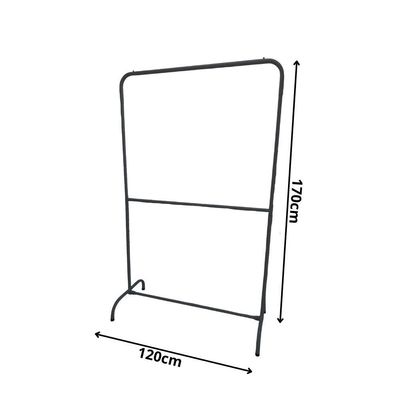 Arara Desfile 2 Niveis Dobravel 120x170cm Preto