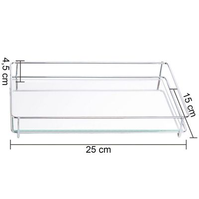 Bandeja Hara Fence Cromada 15 X 25cm