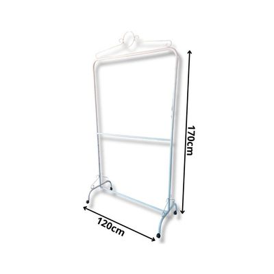 Arara Desfile 2 Niveis Dobravel 1,20x1,70m Retro Branco