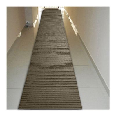 Tapete Passadeira Emborrachada Pvc Antiderrapante 0,65x4,00m Marrom