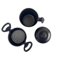 Panela Cuscuzeiro Alumínio Alça Baquelite Preto