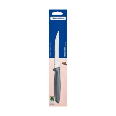 Faca Para Churrasco Frutas Tramontina Plenus Aço Inox Cinza Tramontina