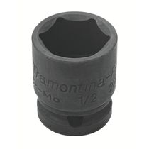 Soquete Impacto Sextavado Aço Cromo Molibdênio 8mm - Encaixe 1/2pol Tramontina Pro Tramontina