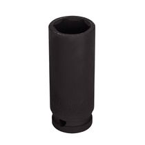 Soquete Impacto Sextavado Longo Aço Cromo Molibdênio 22mm - Encaixe 1/2pol Tramontina Pro Tramontina