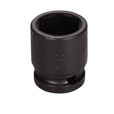 Soquete Impacto Sextavado Aço Cromo Molibdênio 20mm - Encaixe 1/2pol Tramontina Pro Tramontina