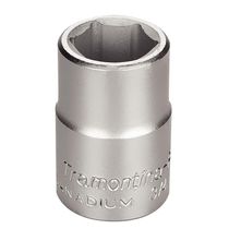Soquete Sextavado Em Aço Cromo Vanádio 23 Mm - Encaixe 3/4" Tramontina Pro Tramontina