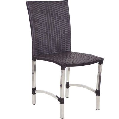 Cadeira De Alumínio Para Mesa De Jantar Trama Original Tabaco