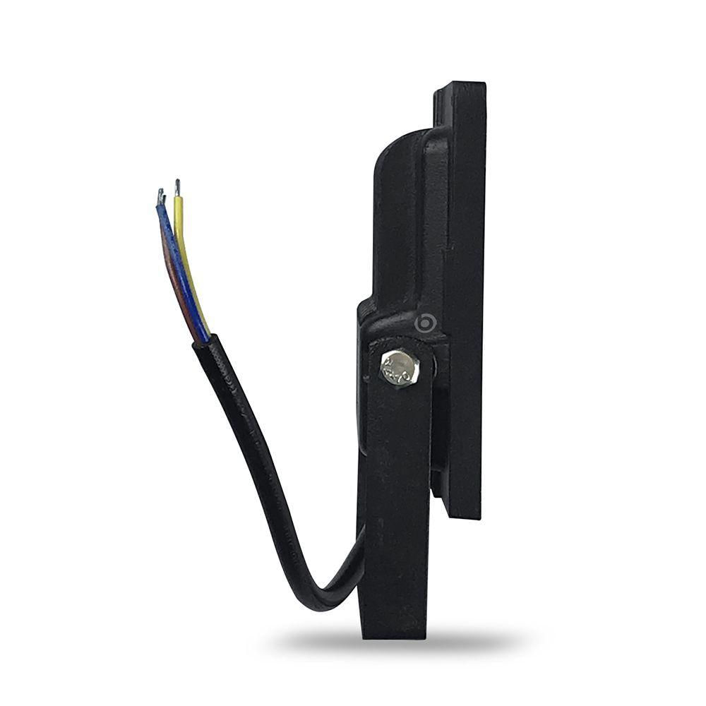 Refletor Blumenau De Led Slim 30w Verde Preto Bivolt
