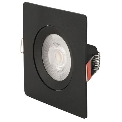 Spot Led Tramontina Quadrado 3 W 6500 K Preto Com Luz Branca