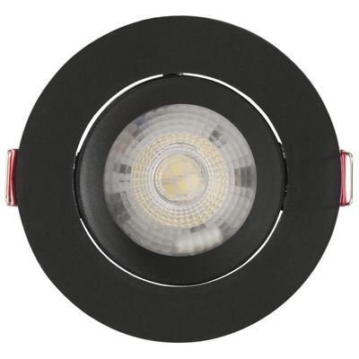 Spot Led Tramontina Redondo 3 W 6500 K Preto Com Luz Branca