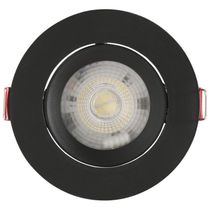 Spot Led Tramontina Redondo 5 W 3000 K Preto Com Luz Amarela