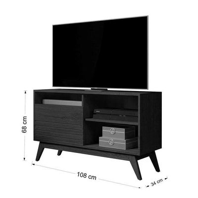 Rack Fenix Wood Off White-freijo - Giga
