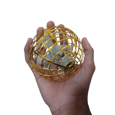 Bola Spinner Voadora Led Divertido Colorido - Amarelo