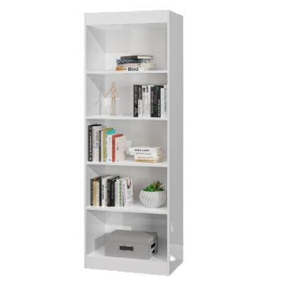 Estante Livreiro Multiuso 4 Prateleiras 1,78m Office Branco J&amp;a Branco