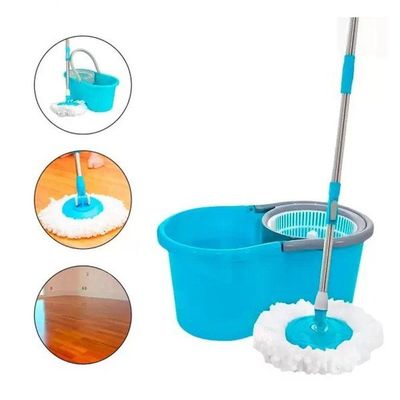 Mop Giratorio 360graus C-balde 6l Esfregão - 123util