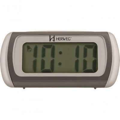Relógio De Cabeceira Despertador Digital 2916 Herweg Cinza