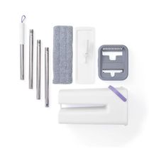 Mop Simplo Slim Com Balde Ultra Compacto E Esfregão De Microfibra