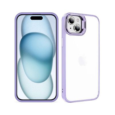 Kit Capa Gravity Lilás E Pelicula Defender Pro Privacidade Para Iphone 15 - Gshield