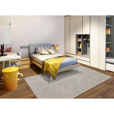 Tapete Para Sala Mariana Prata 1,50x2,00 São Carlos