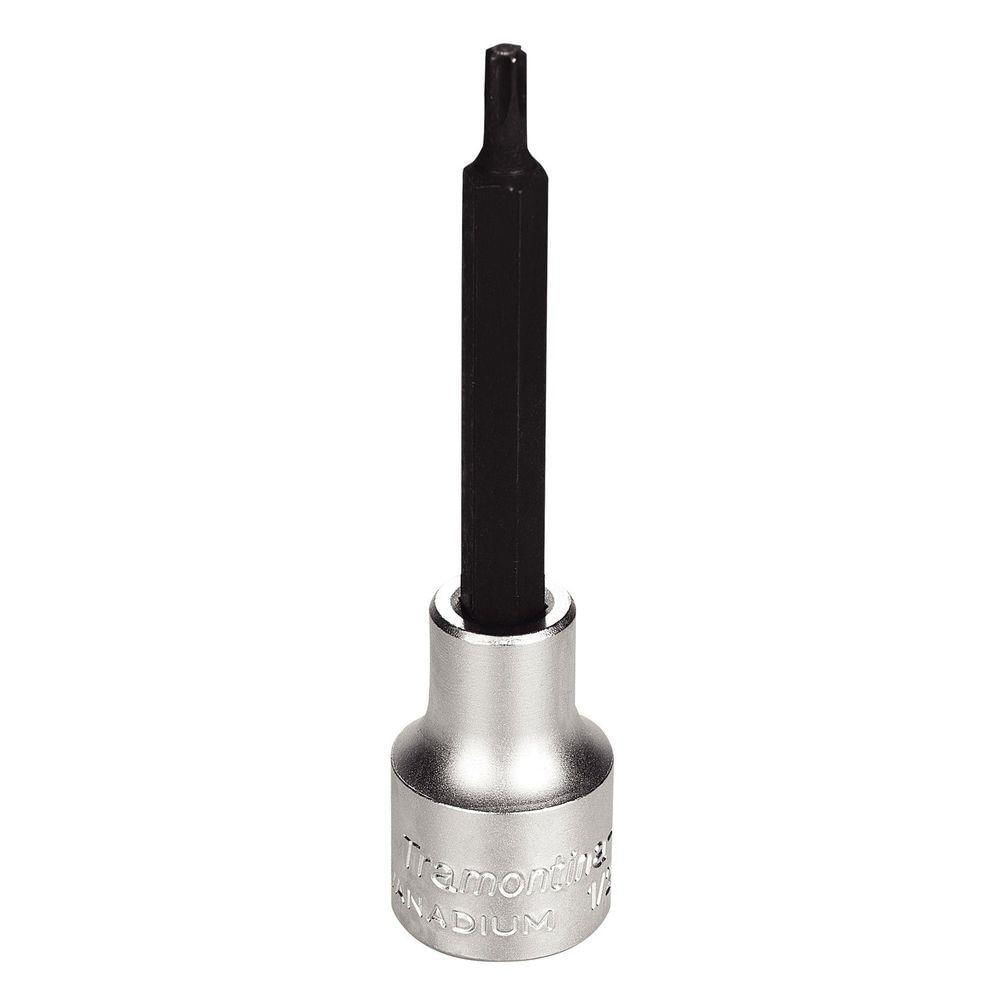 Soquete Em Aço Cromo Vanádio Ponta Trafix Longa T27 - Encaixe 1/2" Tramontina Pro Tramontina
