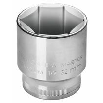 Soquete Sextavado 13 Mm Encaixe 1/2" Tramontina Em Aço