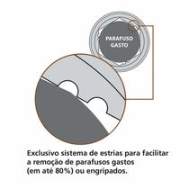 Soquete Xtractor Plus Em Aço Cromo Vanádio 17 Mm - Encaixe 1-2" Tramontina Pro Tramontina