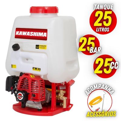 Pulverizador Agrícola Costal Kawashima Pcg-2625 Tanque 25l