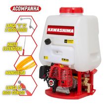 Pulverizador Costal Kawashima Pcg2625 26cc 25bar 25 Litros