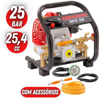 Pulverizador Agrícola Kawashima Kps-26 25,4cc Pistão Duplo