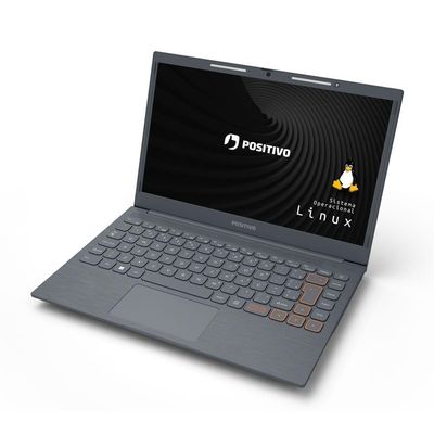 Notebook Positivo Vision C14 Intel® Celeron® Linux 4gb 128gb Emmc 14” Hd Lumina Bar – Cinza