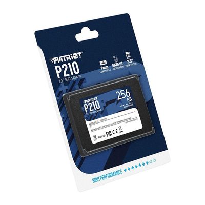Hd Ssd 256gb P210, 2.5" Sata Iii 6gb/s 500 Mb/s 400 Mb/s P210s256g25