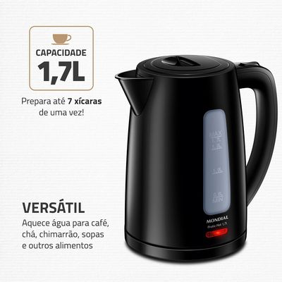 Chaleira Elétrica Pratic Hot 1,7L Mondial- CE-17 127V