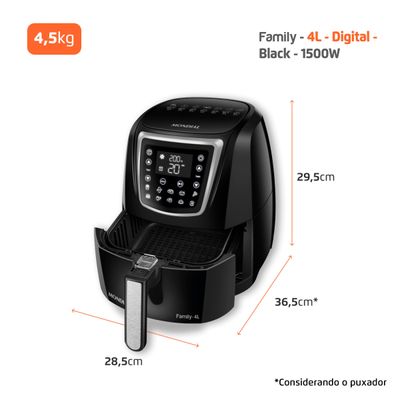 Fritadeira Sem Óleo Air Fryer 4 Litros AFN-40-DI Mondial 127V