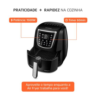 Fritadeira Sem Óleo Air Fryer 4 Litros AFN-40-DI Mondial 127V