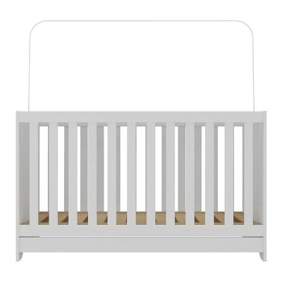 Berço 3 Em 1 Com Colchão Incluso Multimóveis Elza Fg2952 Branco
