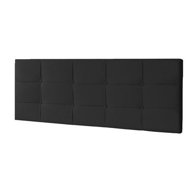 Cabeceira Painel Solteiro 0,90m Roma Suede Preto Dal Poz Estofados