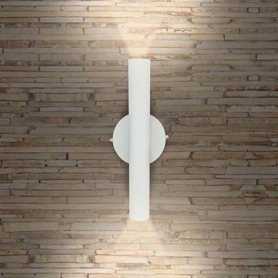 Arandela De Parede Foco Duplo Slim Palito - Branco