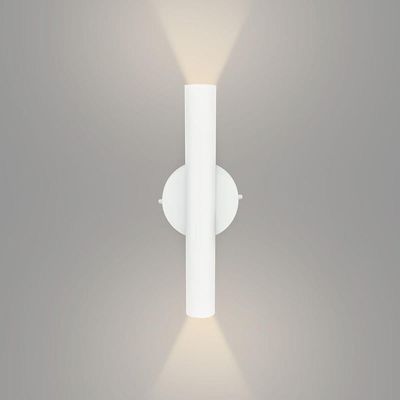 Arandela De Parede Foco Duplo Slim Palito - Branco