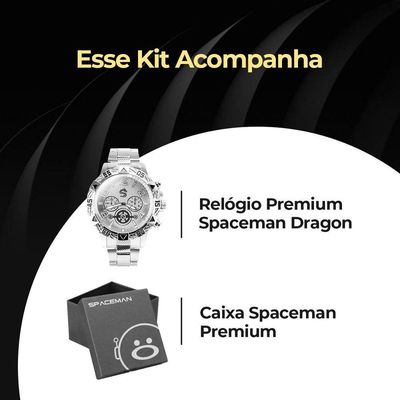 Relogio Masculino Original Aço Inox Prata Grande + Caixa