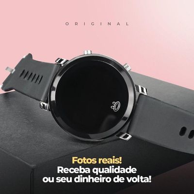 Relogio Aço Inox Feminino Qualidade Premium Digital + Caixa