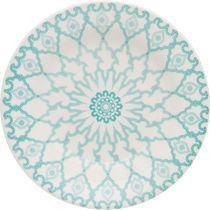 Kit 4 Pratos Fundos Donna Mandala Oxford Cerâmica 22cm