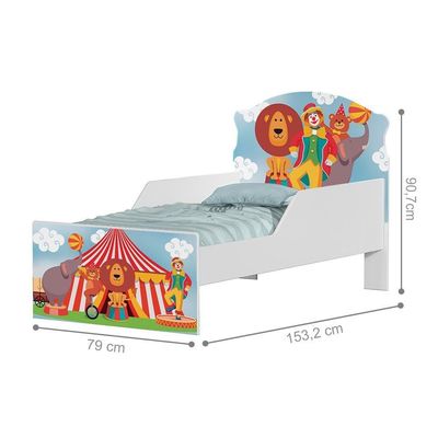 Cama Infantil Circo Da Alegria Com Colchão