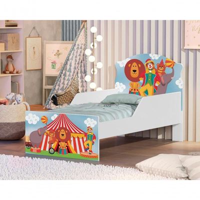 Cama Infantil Circo Da Alegria Com Colchão