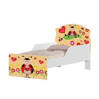 Cama Infantil Menina Joaninha Com Colchão