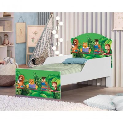 Cama Infantil Livro Na Floresta Com Colchão