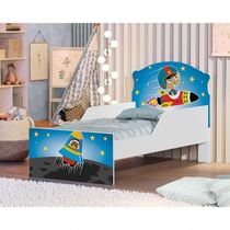 Cama Infantil Astro No Espaço Com Colchão