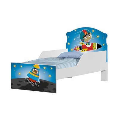 Cama Infantil Astro No Espaço Com Colchão